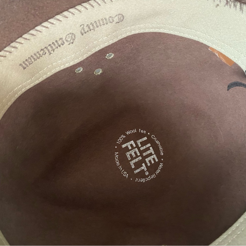 NWOT Country Gentleman Fedora 100% Wool Felt - Picture 7 of 7